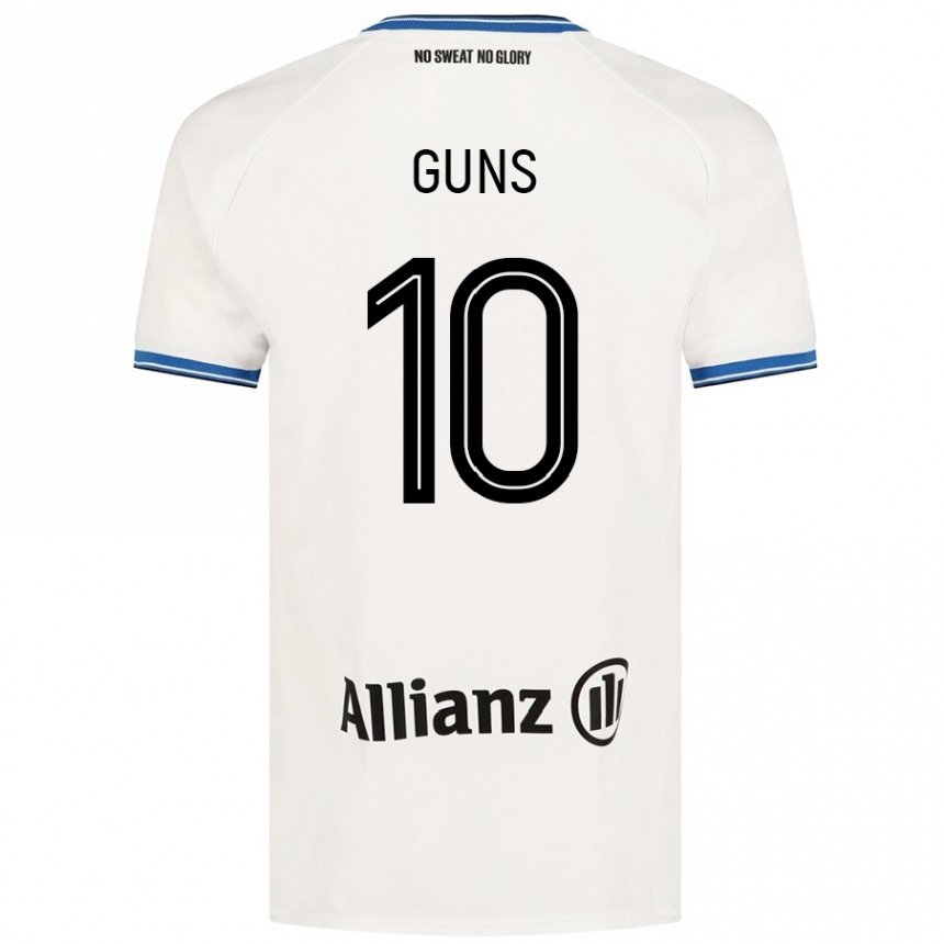 Kids Football Celien Guns #10 White Away Jersey 2024/25 T-Shirt Australia