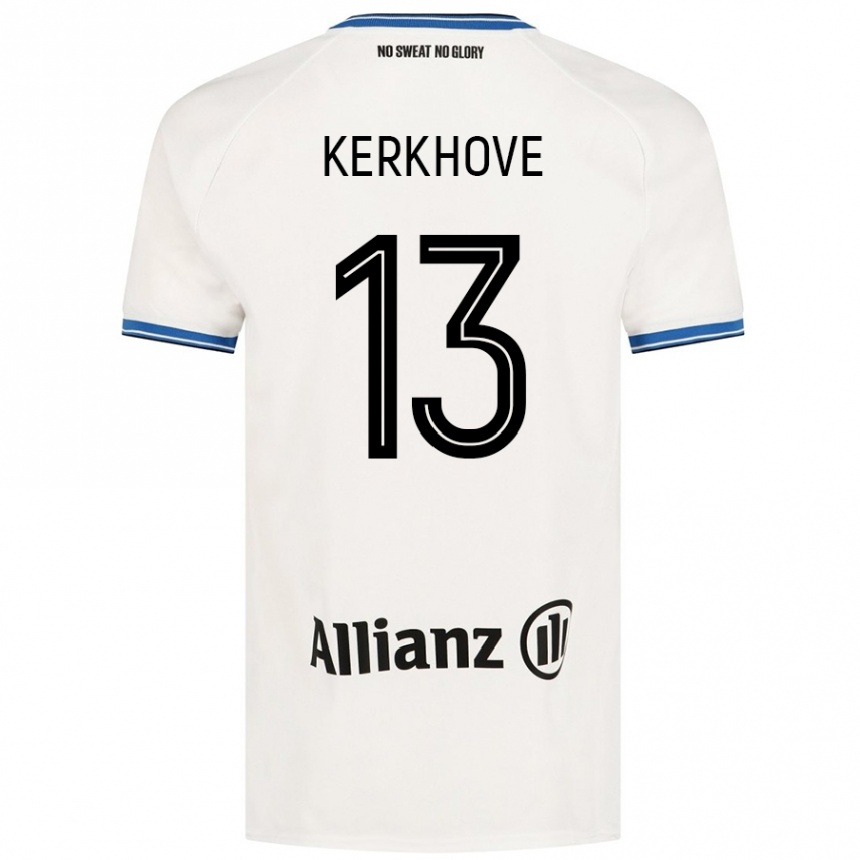 Kids Football Angel Kerkhove #13 White Away Jersey 2024/25 T-Shirt Australia