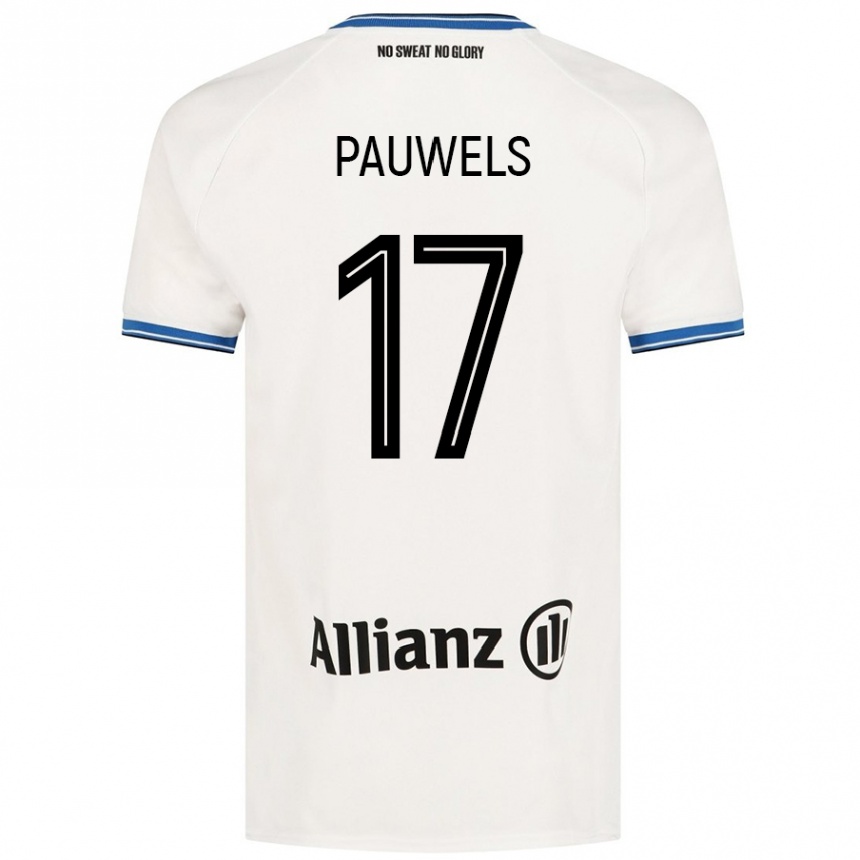 Kids Football Fleur Pauwels #17 White Away Jersey 2024/25 T-Shirt Australia