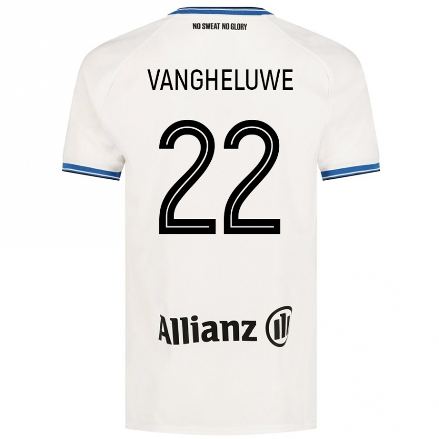 Kids Football Jody Vangheluwe #22 White Away Jersey 2024/25 T-Shirt Australia