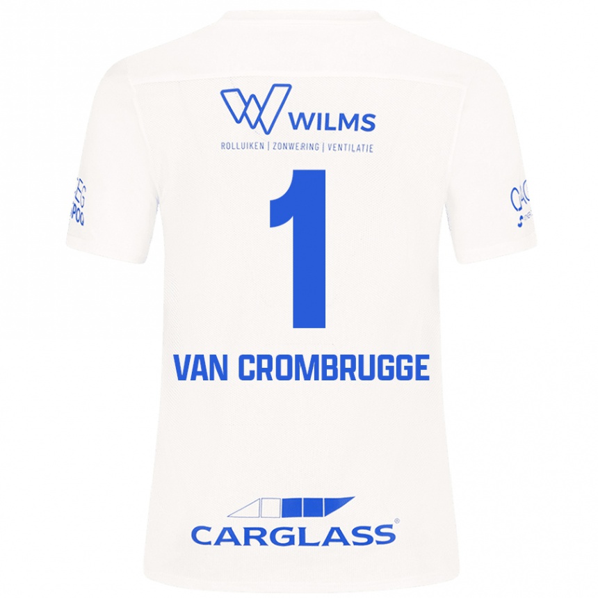 Kids Football Hendrik Van Crombrugge #1 White Away Jersey 2024/25 T-Shirt Australia