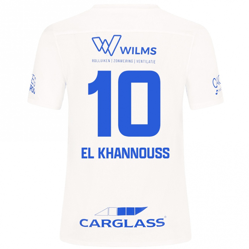 Kids Football Bilal El Khannouss #10 White Away Jersey 2024/25 T-Shirt Australia