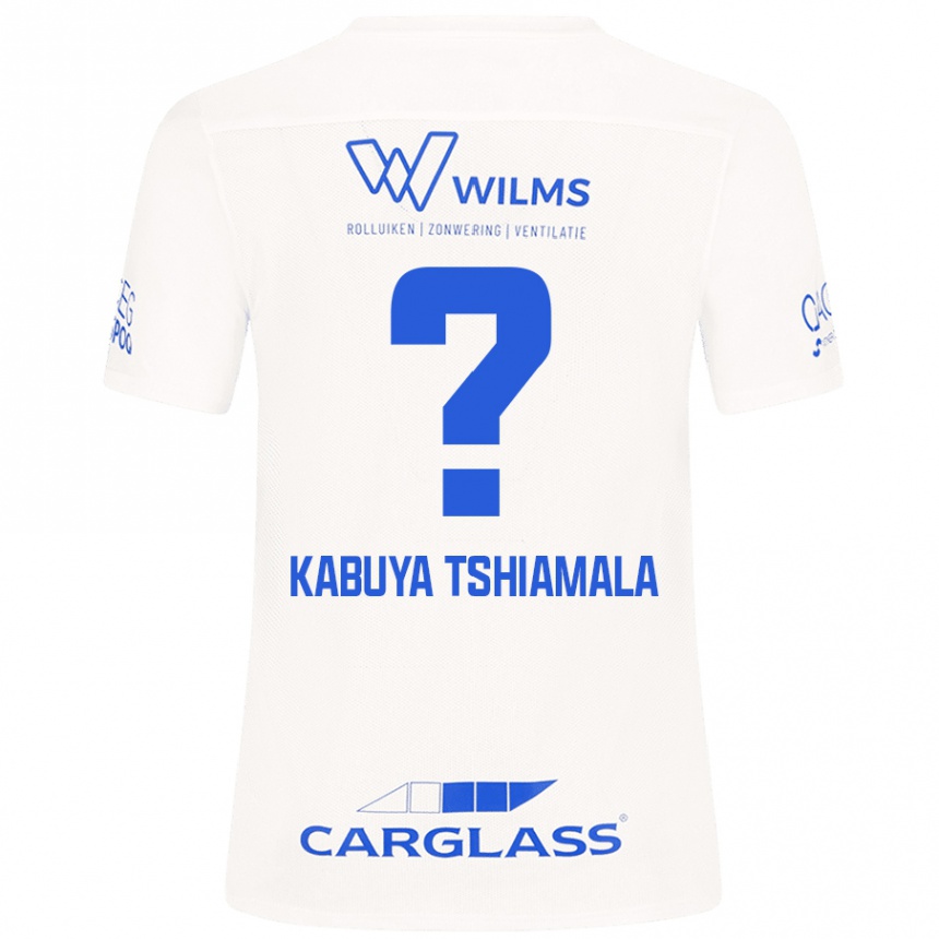 Kids Football Lino Kabuya Tshiamala #0 White Away Jersey 2024/25 T-Shirt Australia