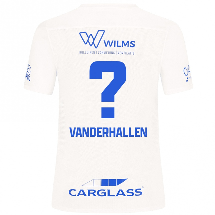 Kids Football Yari Vanderhallen #0 White Away Jersey 2024/25 T-Shirt Australia