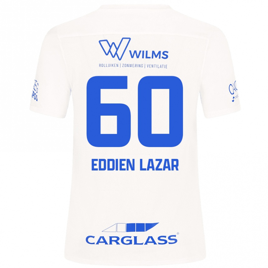 Kids Football Saif Eddien Lazar #60 White Away Jersey 2024/25 T-Shirt Australia