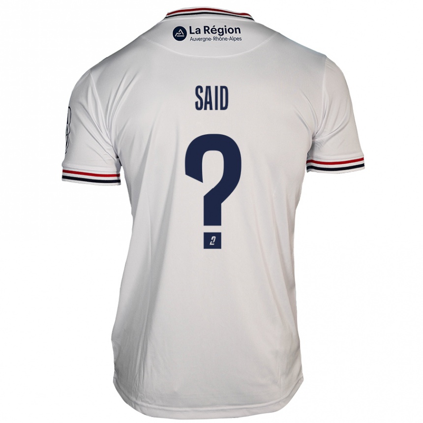 Kids Football Amine Saïd #0 White Away Jersey 2024/25 T-Shirt Australia