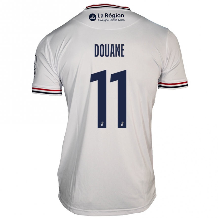 Kids Football Maïdine Douane #11 White Away Jersey 2024/25 T-Shirt Australia