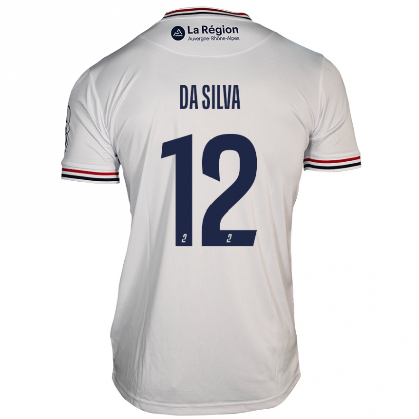 Kids Football Damien Da Silva #12 White Away Jersey 2024/25 T-Shirt Australia