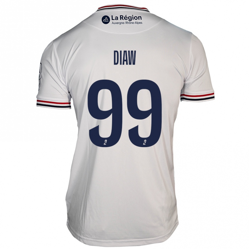 Kids Football Mory Diaw #99 White Away Jersey 2024/25 T-Shirt Australia