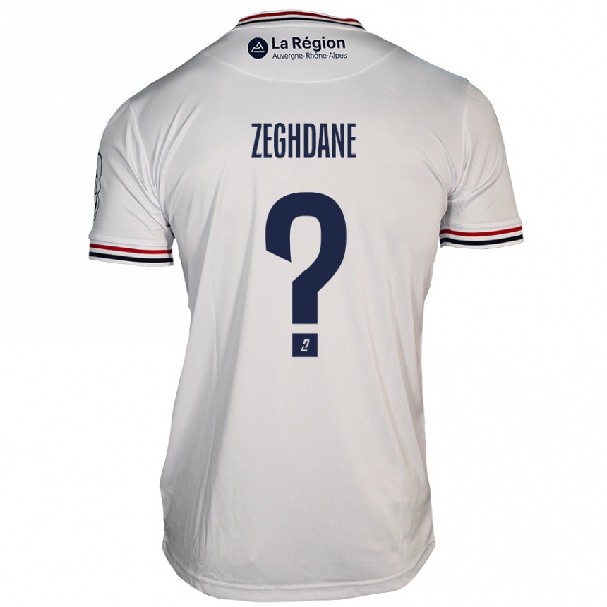 Kids Football Merwan Zeghdane #0 White Away Jersey 2024/25 T-Shirt Australia