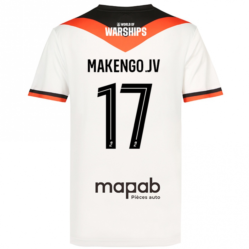 Kids Football Jean-Victor Makengo #17 White Away Jersey 2024/25 T-Shirt Australia