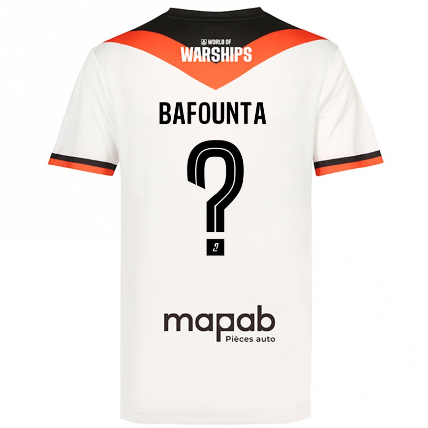 Kids Football Kamal Bafounta #0 White Away Jersey 2024/25 T-Shirt Australia