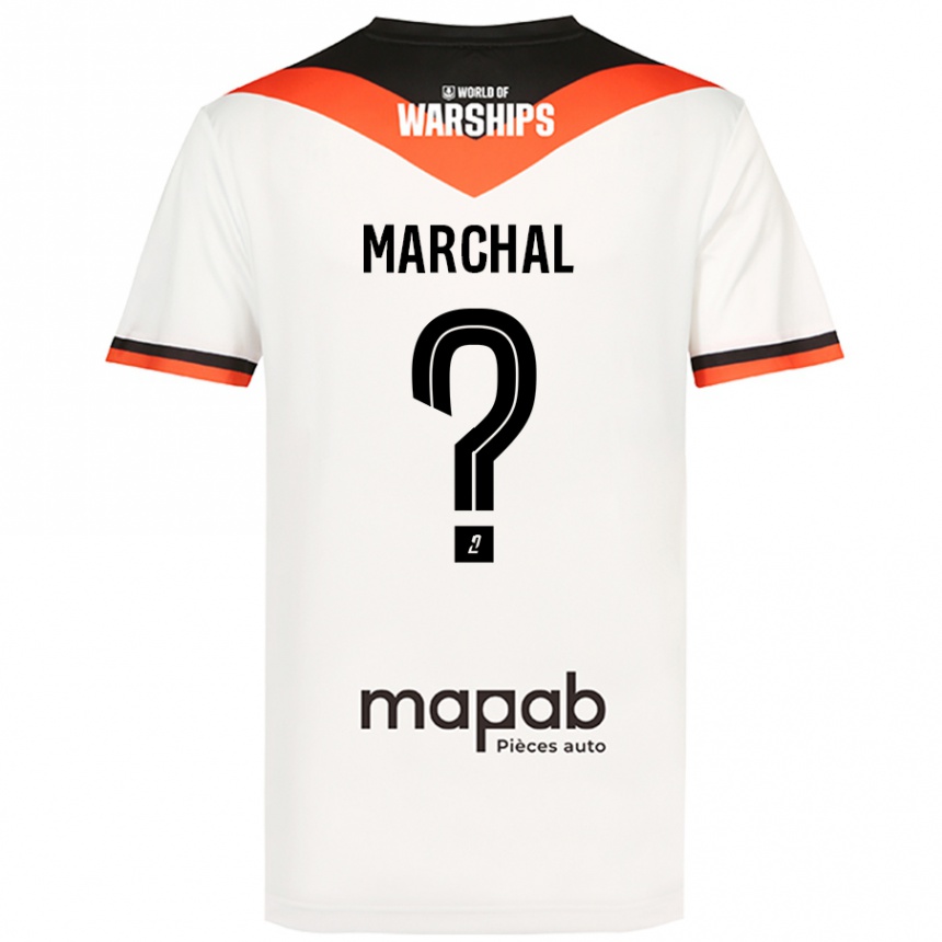 Kids Football Noam Marchal #0 White Away Jersey 2024/25 T-Shirt Australia