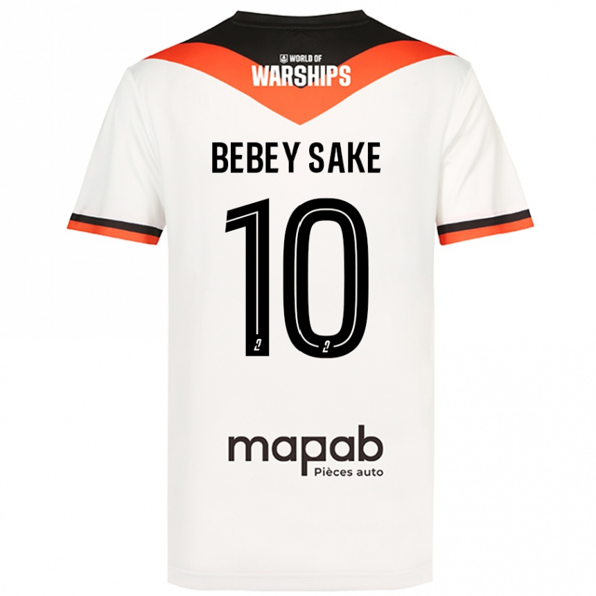 Kids Football Mattéo Bebey Sake #10 White Away Jersey 2024/25 T-Shirt Australia