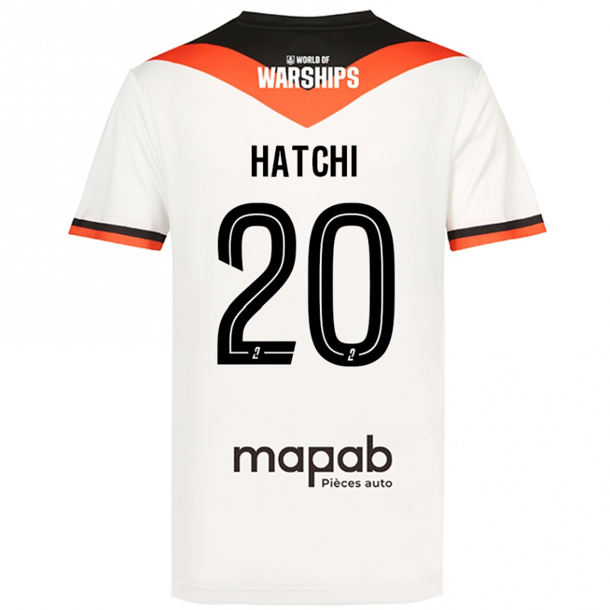 Kids Football Jérémy Hatchi #20 White Away Jersey 2024/25 T-Shirt Australia