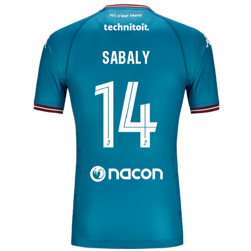 Kids Football Cheikh Sabaly #14 Bleu Petrole Away Jersey 2024/25 T-Shirt Australia