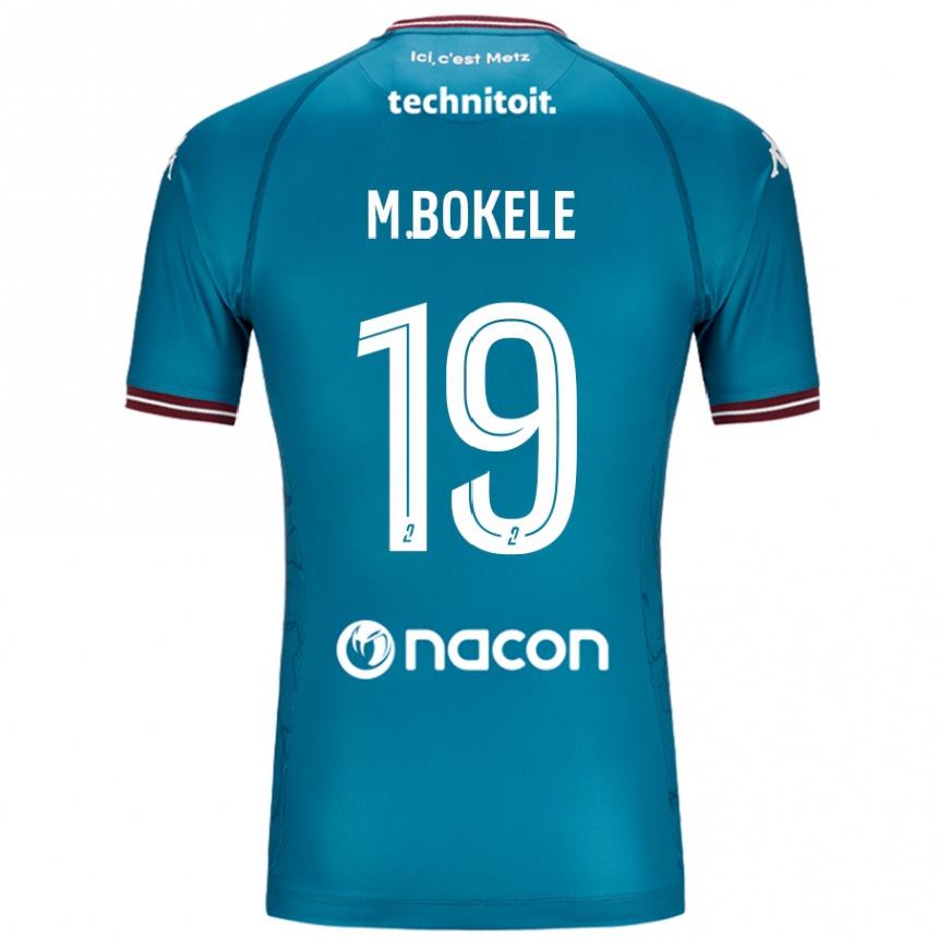 Kids Football Morgan Bokele #19 Bleu Petrole Away Jersey 2024/25 T-Shirt Australia