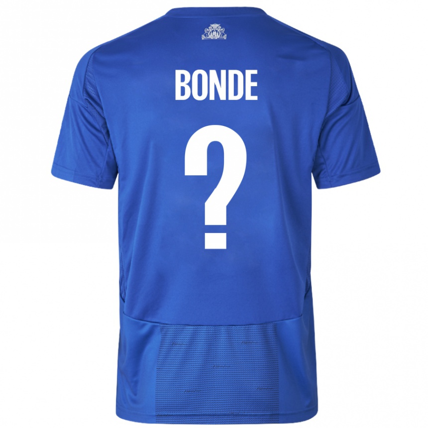 Kids Football Rode Bonde #0 White Blue Away Jersey 2024/25 T-Shirt Australia