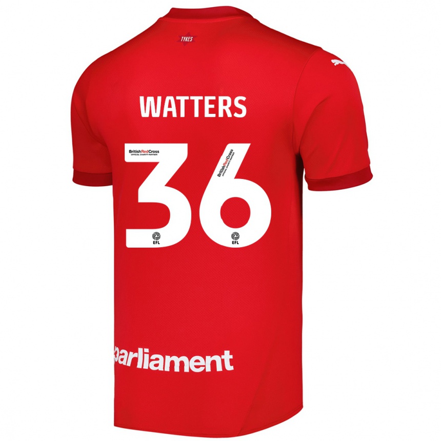 Men Football Max Watters #36 Red Home Jersey 2024/25 T-Shirt Australia