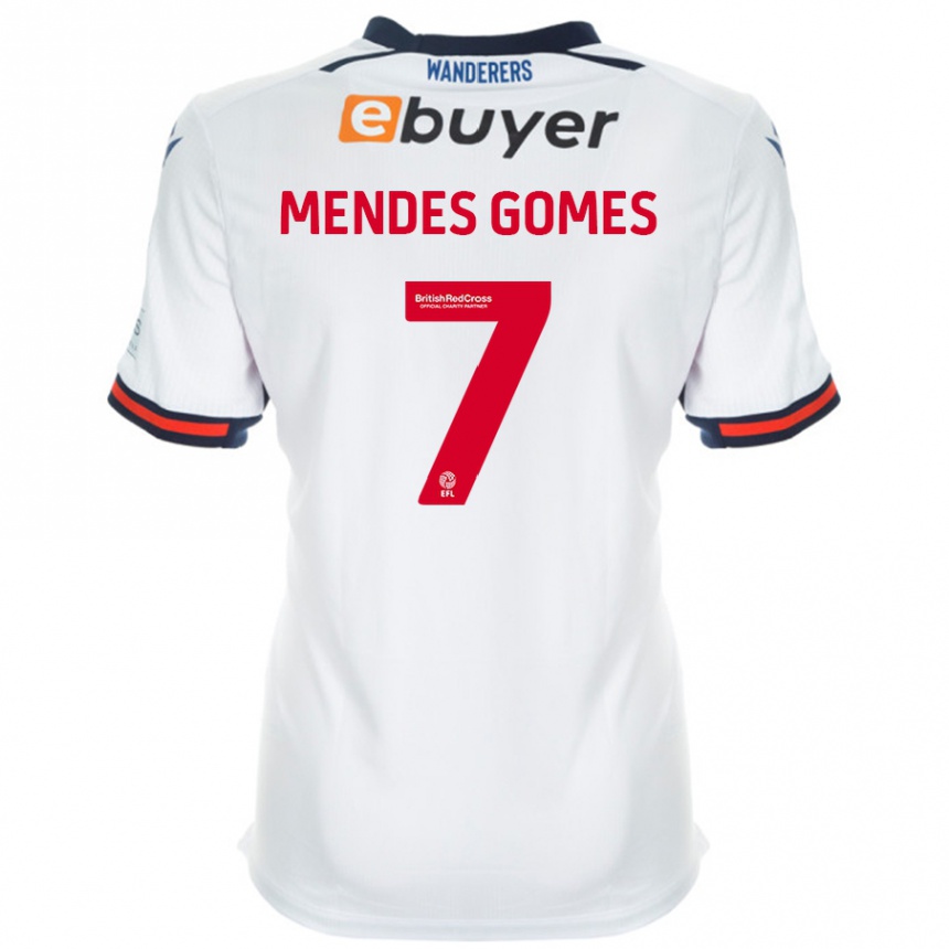 Men Football Carlos Mendes #7 White Home Jersey 2024/25 T-Shirt Australia