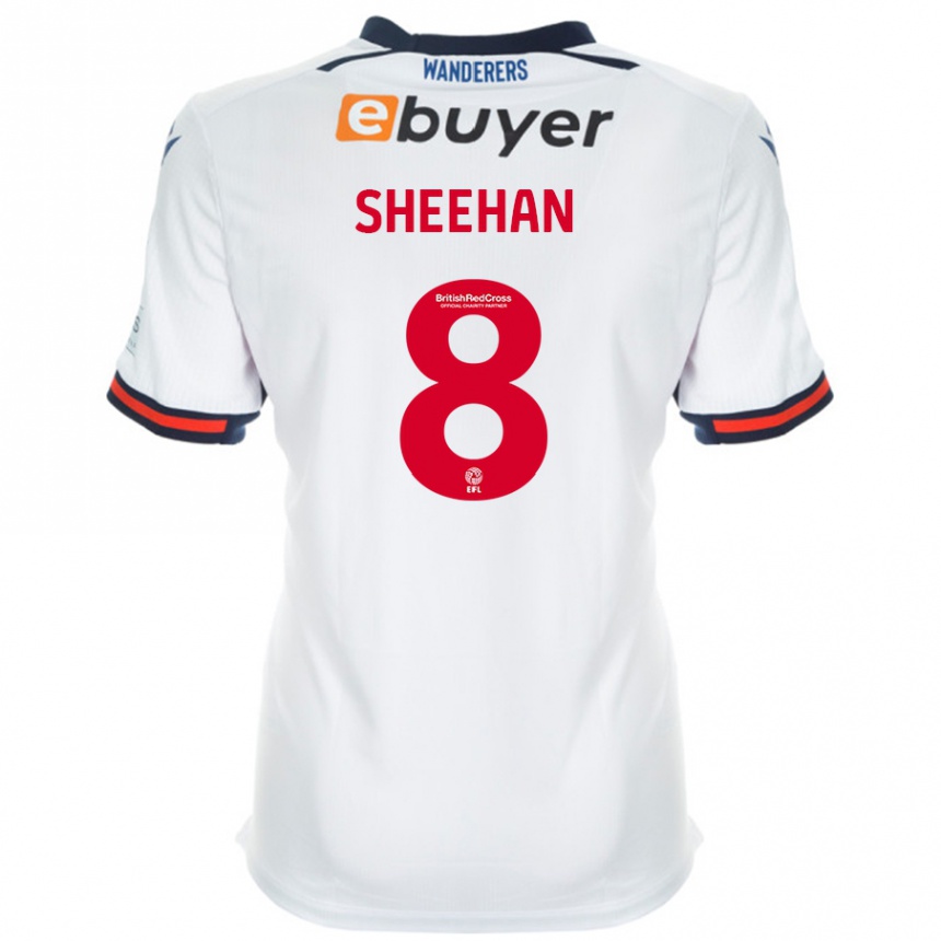 Men Football Josh Sheehan #8 White Home Jersey 2024/25 T-Shirt Australia