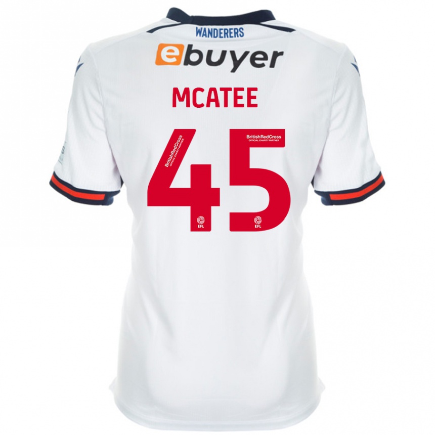 Men Football John Mcatee #45 White Home Jersey 2024/25 T-Shirt Australia