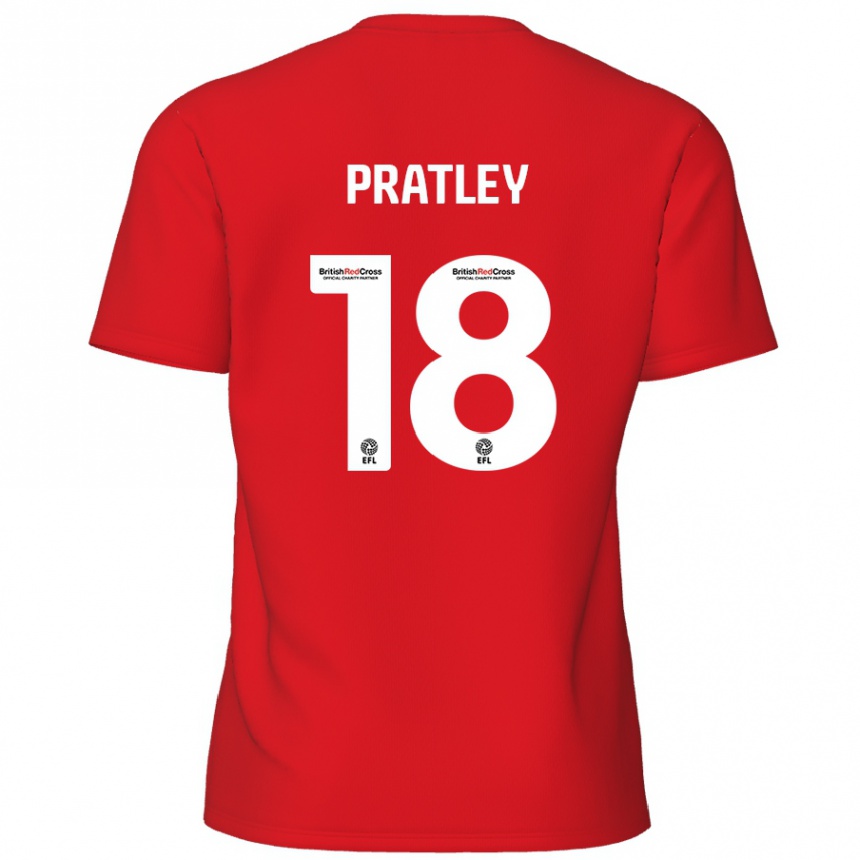 Men Football Darren Pratley #18 Red Home Jersey 2024/25 T-Shirt Australia