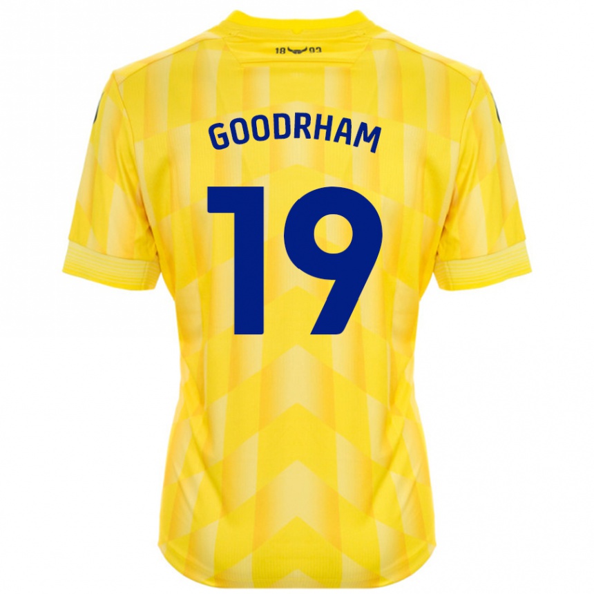 Men Football Tyler Goodrham #19 Yellow Home Jersey 2024/25 T-Shirt Australia