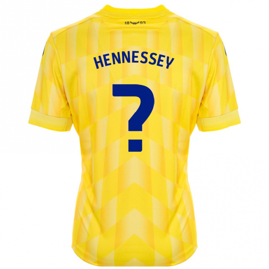 Men Football Laura Hennessey #0 Yellow Home Jersey 2024/25 T-Shirt Australia