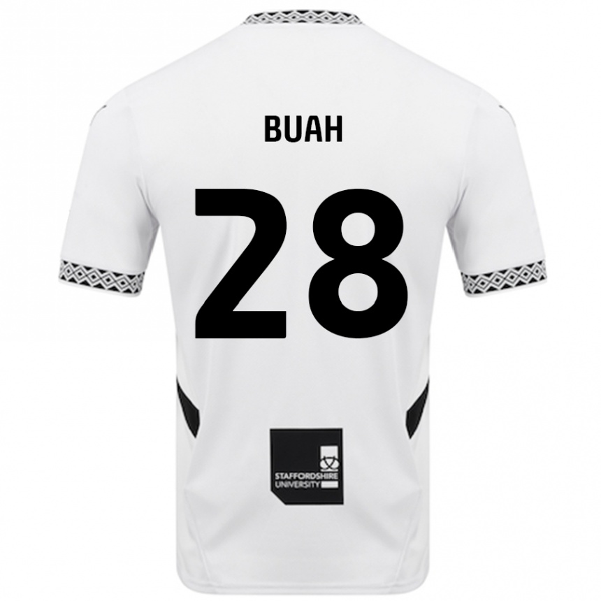 Men Football Andrew Buah #28 White Home Jersey 2024/25 T-Shirt Australia