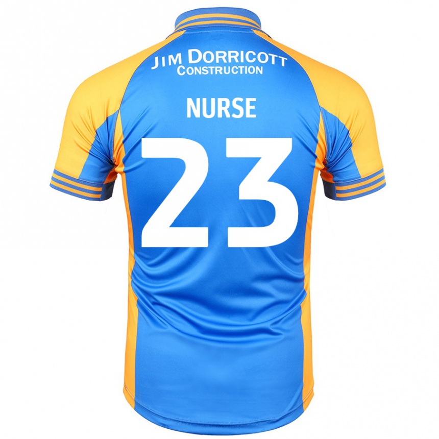 Men Football George Nurse #23 Blue Amber Home Jersey 2024/25 T-Shirt Australia