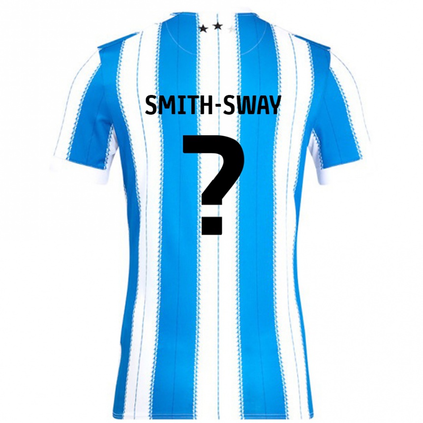 Men Football Jay Smith-Sway #0 Blue White Home Jersey 2024/25 T-Shirt Australia