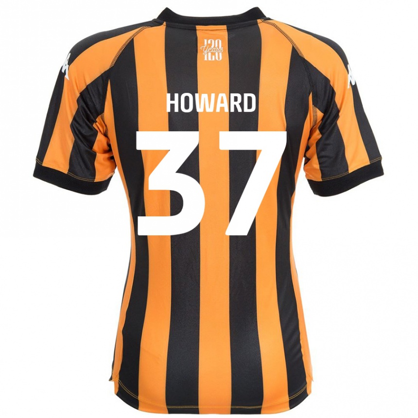 Men Football Scarlet Howard #37 Black Amber Home Jersey 2024/25 T-Shirt Australia