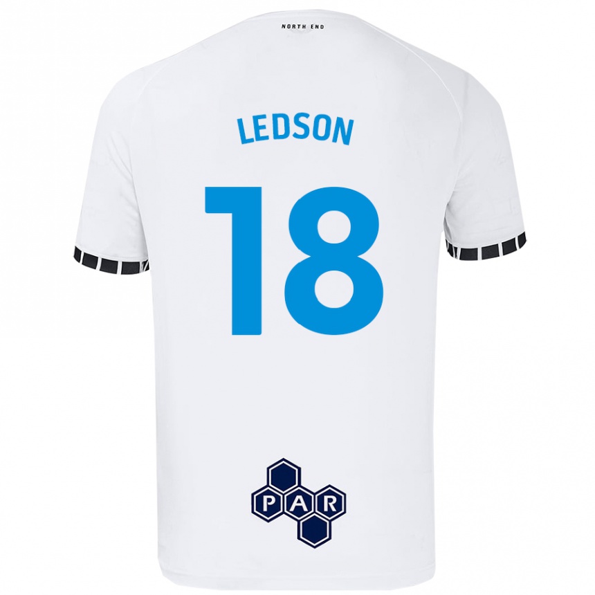 Men Football Ryan Ledson #18 White Home Jersey 2024/25 T-Shirt Australia