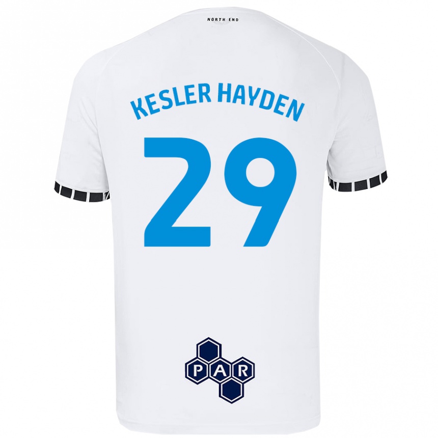 Men Football Kaine Kesler Hayden #29 White Home Jersey 2024/25 T-Shirt Australia