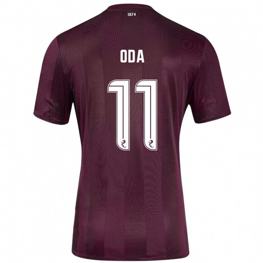 Men Football Yutaro Oda #11 Burgundy Home Jersey 2024/25 T-Shirt Australia