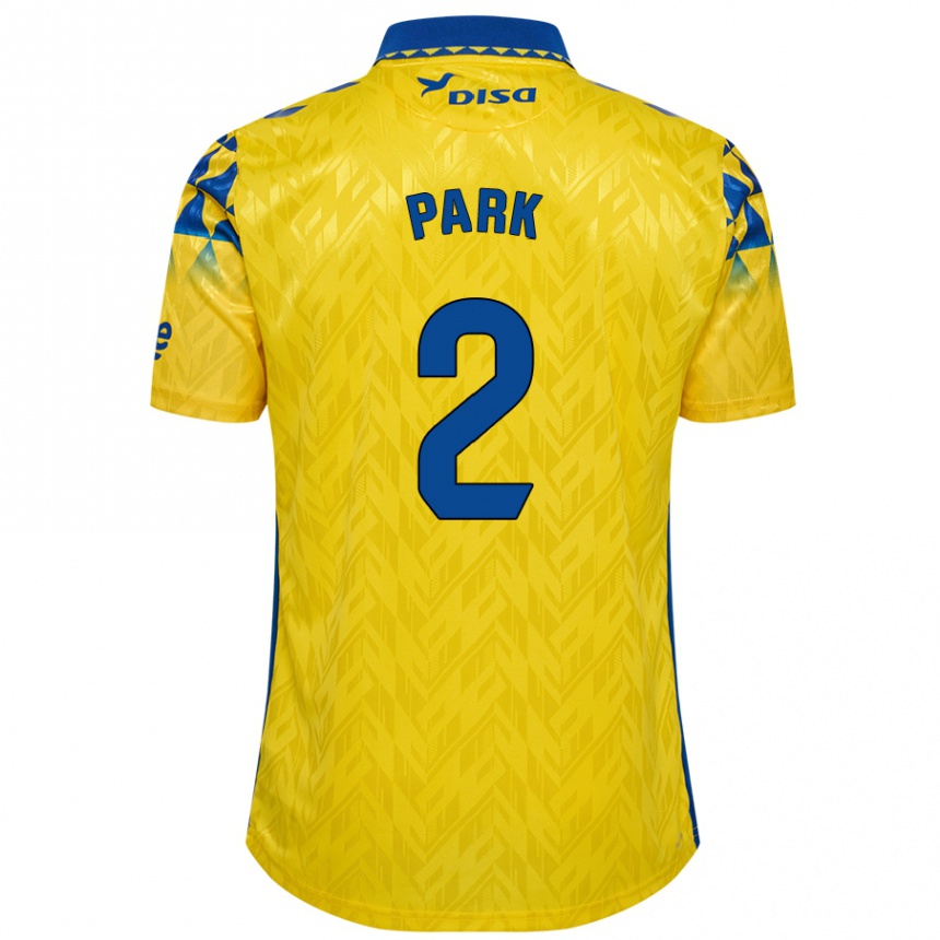 Men Football Marvin Park #2 Yellow Blue Home Jersey 2024/25 T-Shirt Australia