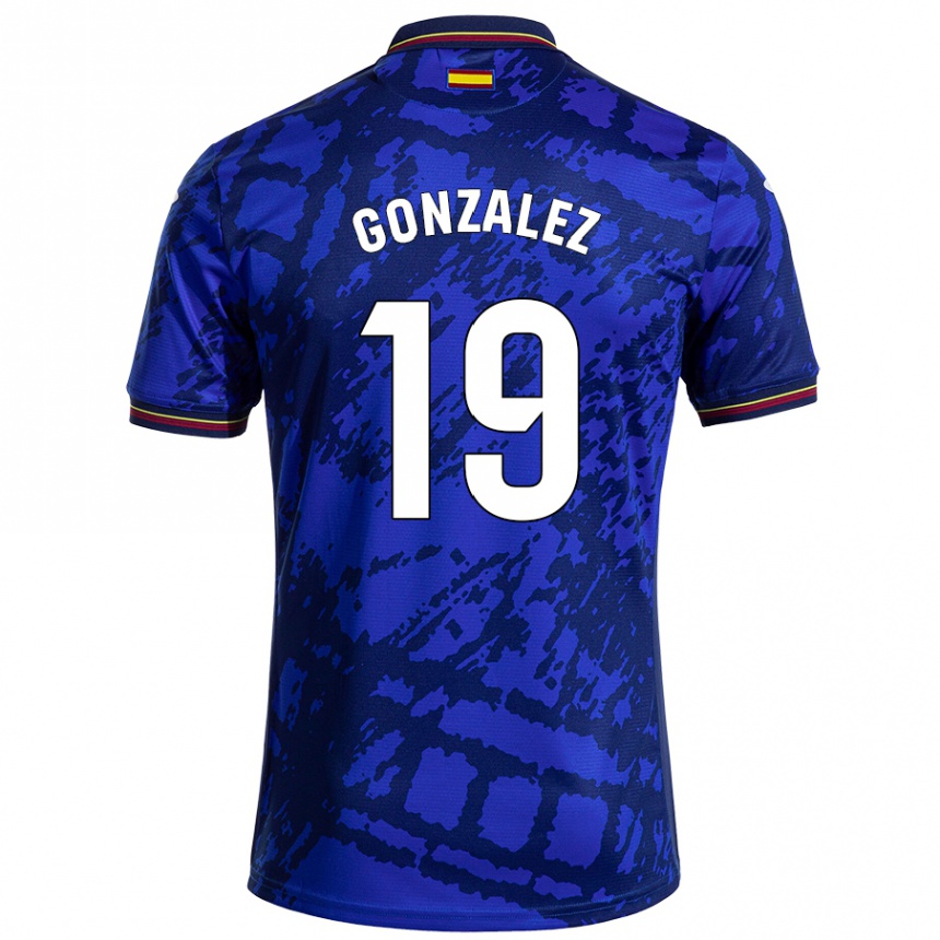 Men Football Peter González #19 Darker Blue Home Jersey 2024/25 T-Shirt Australia