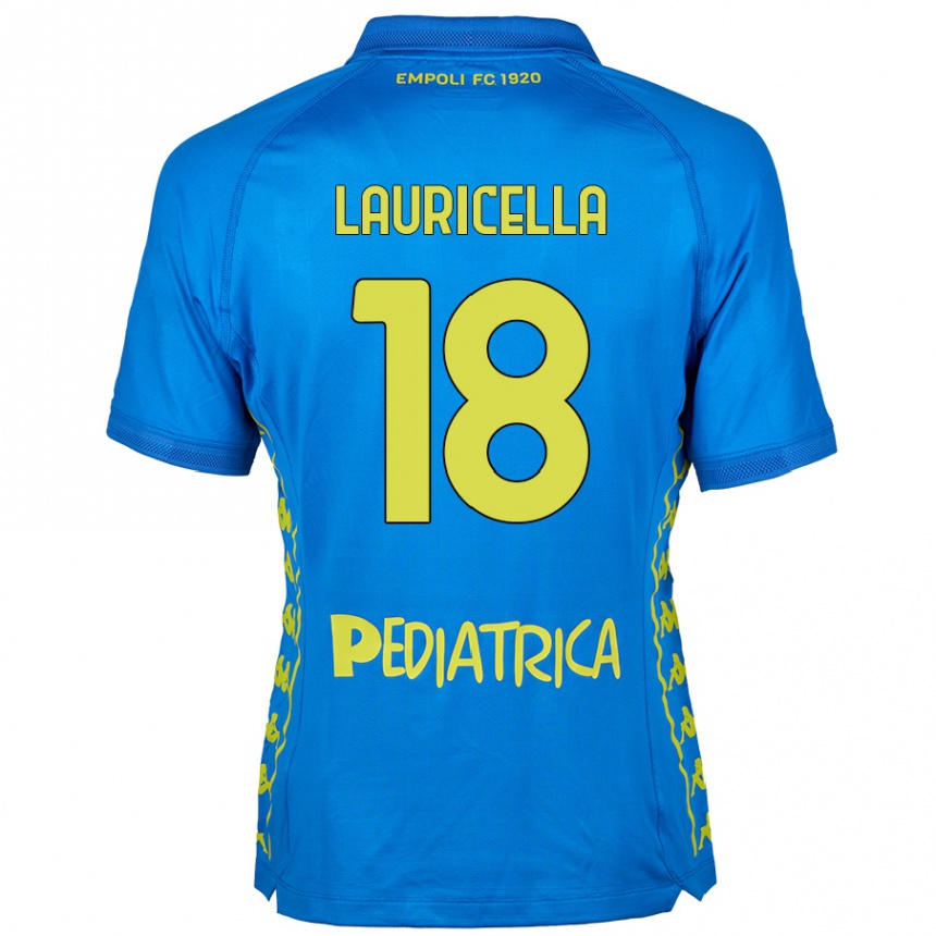 Men Football Giovanni Lauricella #18 Blue Home Jersey 2024/25 T-Shirt Australia