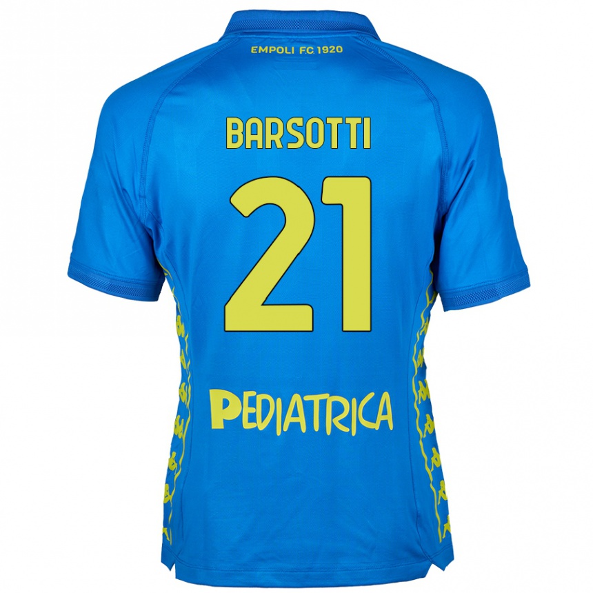 Men Football Leonardo Barsotti #21 Blue Home Jersey 2024/25 T-Shirt Australia