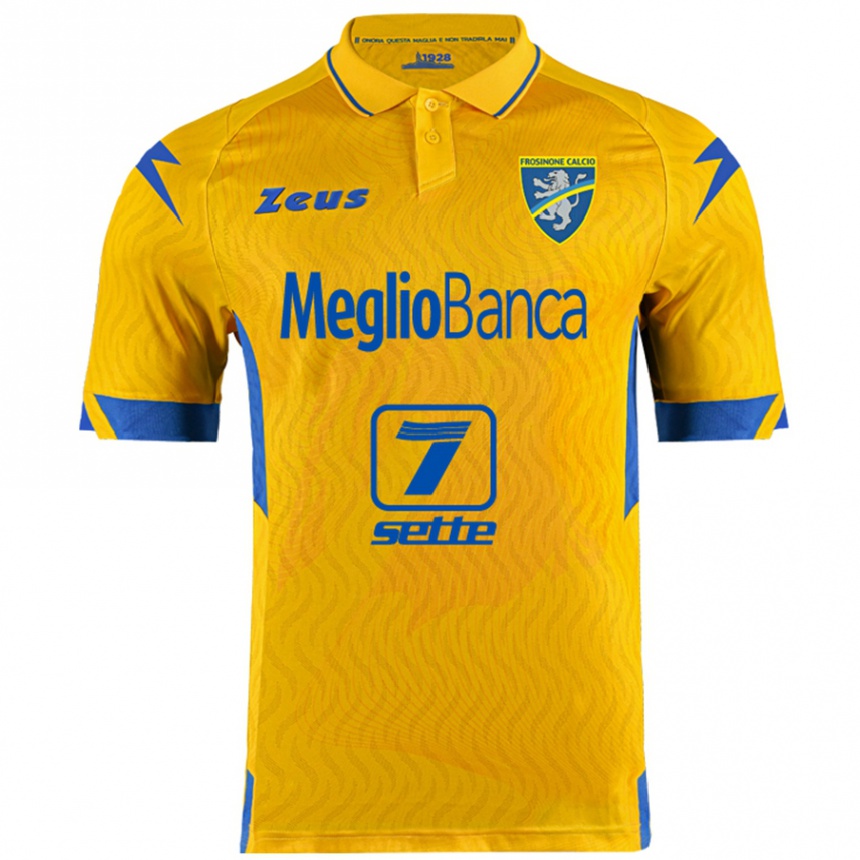 Men Football Gianmarco Fiorletta #0 Yellow Home Jersey 2024/25 T-Shirt Australia