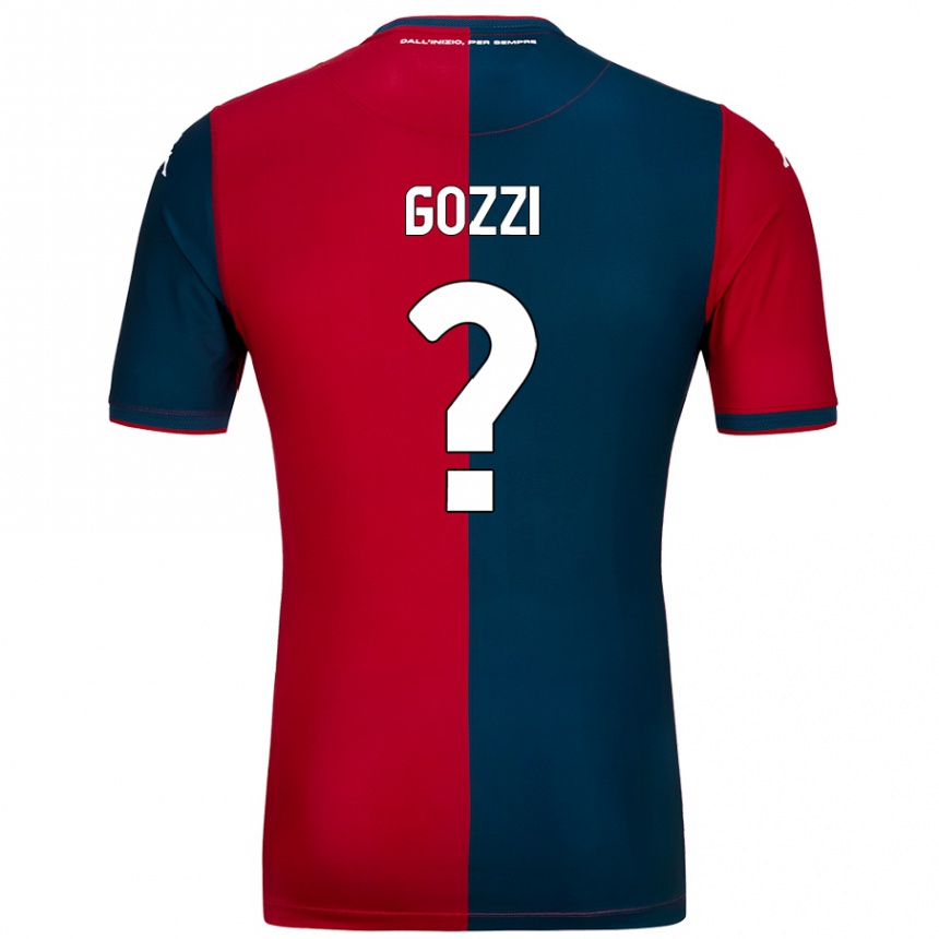 Men Football Paolo Gozzi #0 Red Dark Blue Home Jersey 2024/25 T-Shirt Australia