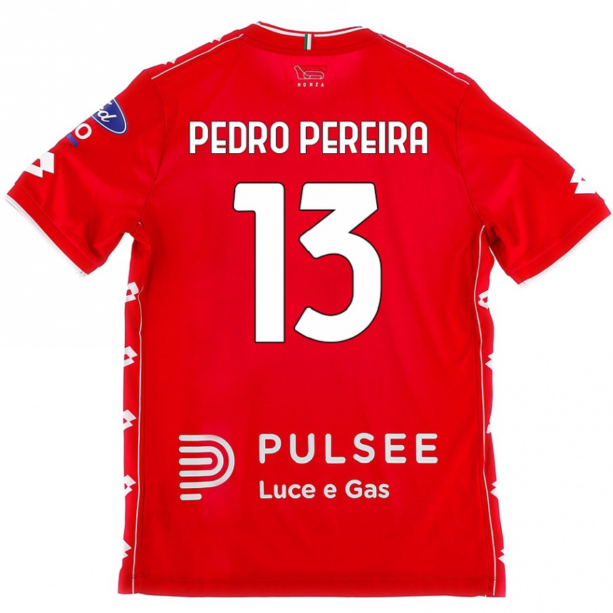 Men Football Pedro Pereira #13 Red White Home Jersey 2024/25 T-Shirt Australia