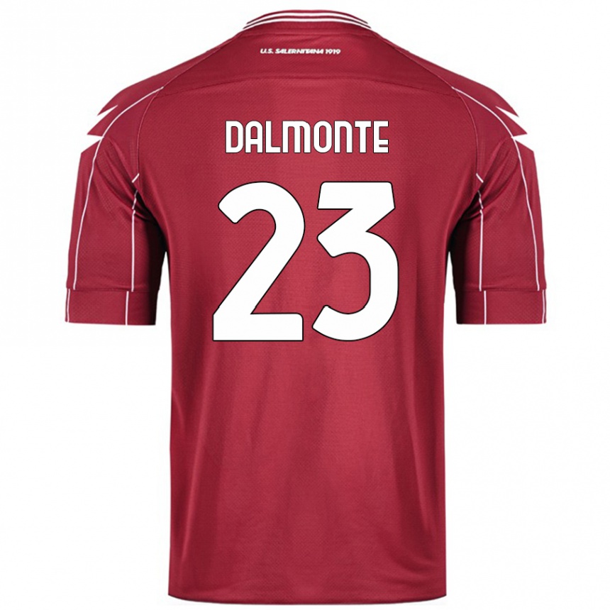 Men Football Nicola Dalmonte #23 Burgundy Home Jersey 2024/25 T-Shirt Australia