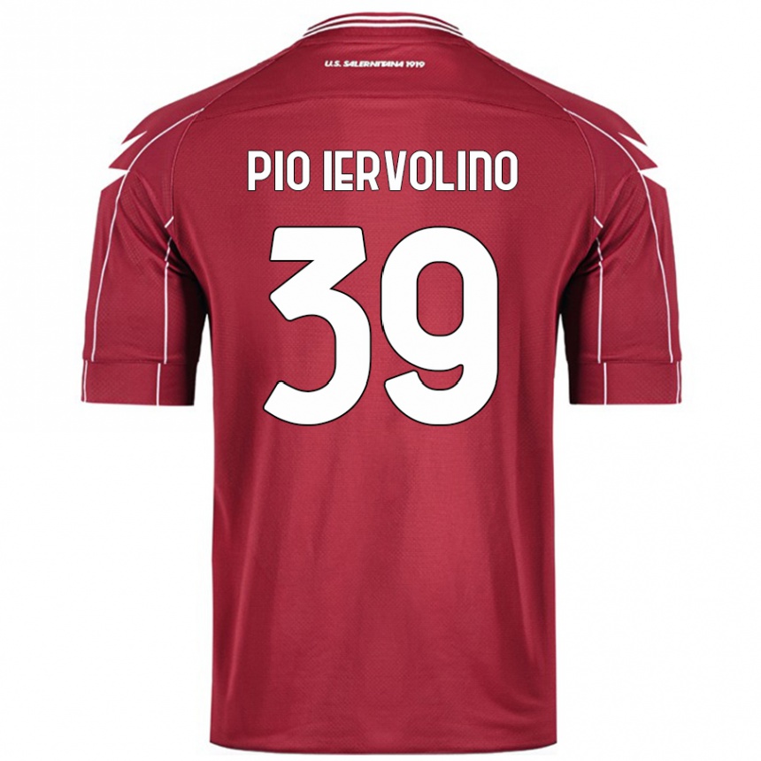 Men Football Antonio Pio Iervolino #39 Burgundy Home Jersey 2024/25 T-Shirt Australia