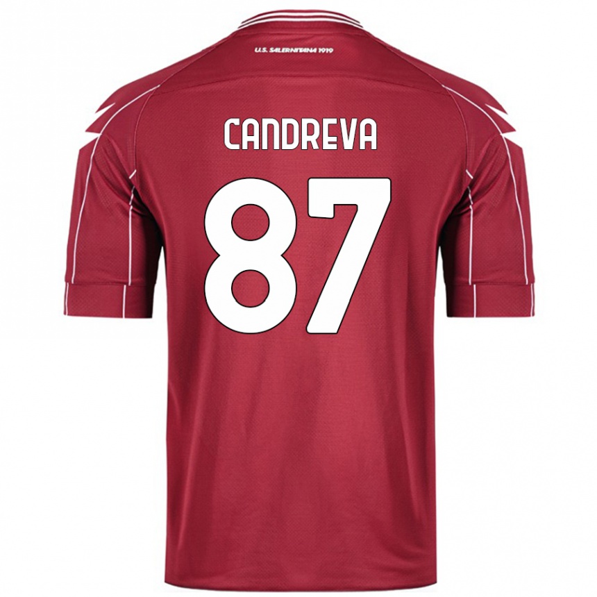 Men Football Antonio Candreva #87 Burgundy Home Jersey 2024/25 T-Shirt Australia