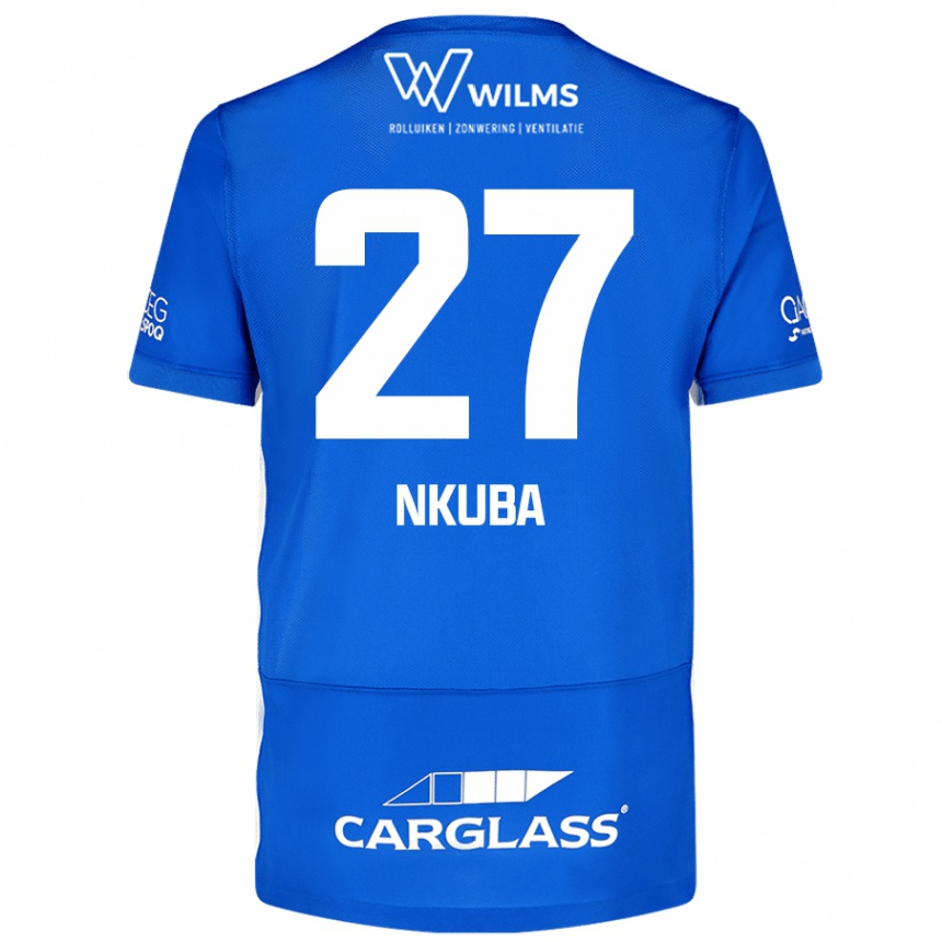 Men Football Ken Nkuba #27 Blue Home Jersey 2024/25 T-Shirt Australia