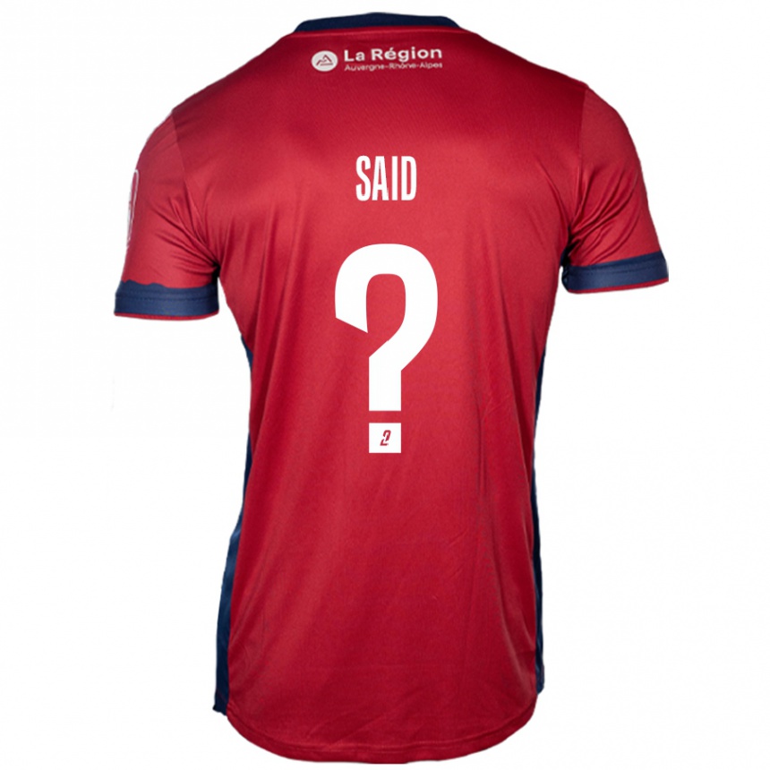 Men Football Amine Saïd #0 Light Burgundy Home Jersey 2024/25 T-Shirt Australia