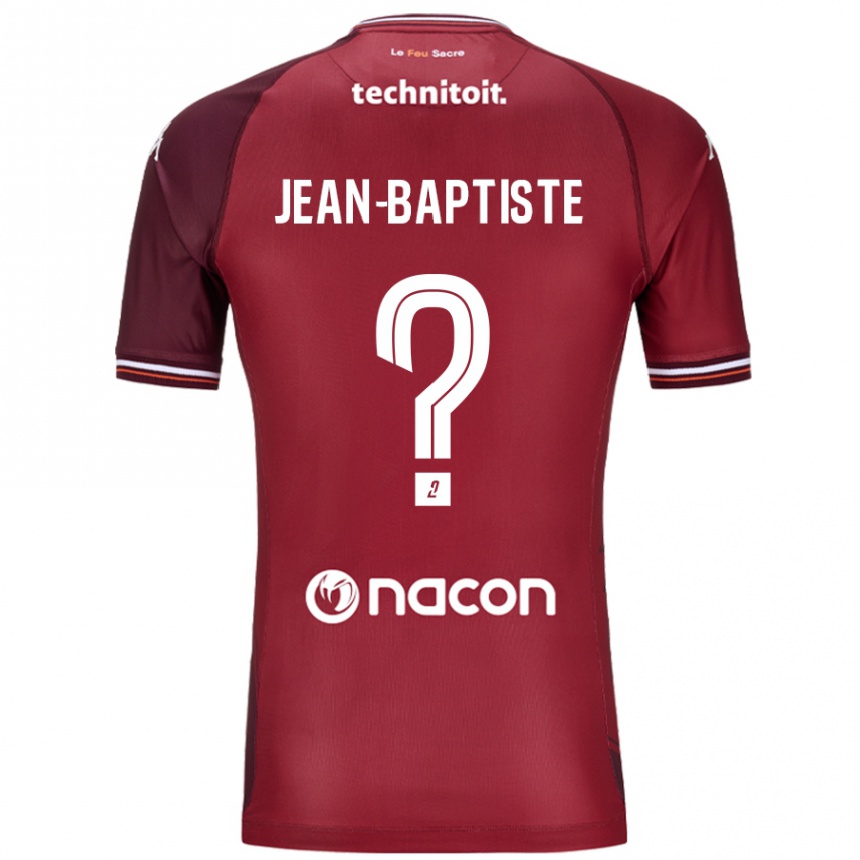 Men Football Romain Jean-Baptiste #0 Red Granata Home Jersey 2024/25 T-Shirt Australia