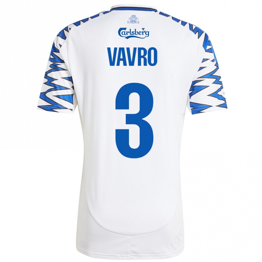 Men Football Denis Vavro #3 White Sky Blue Home Jersey 2024/25 T-Shirt Australia